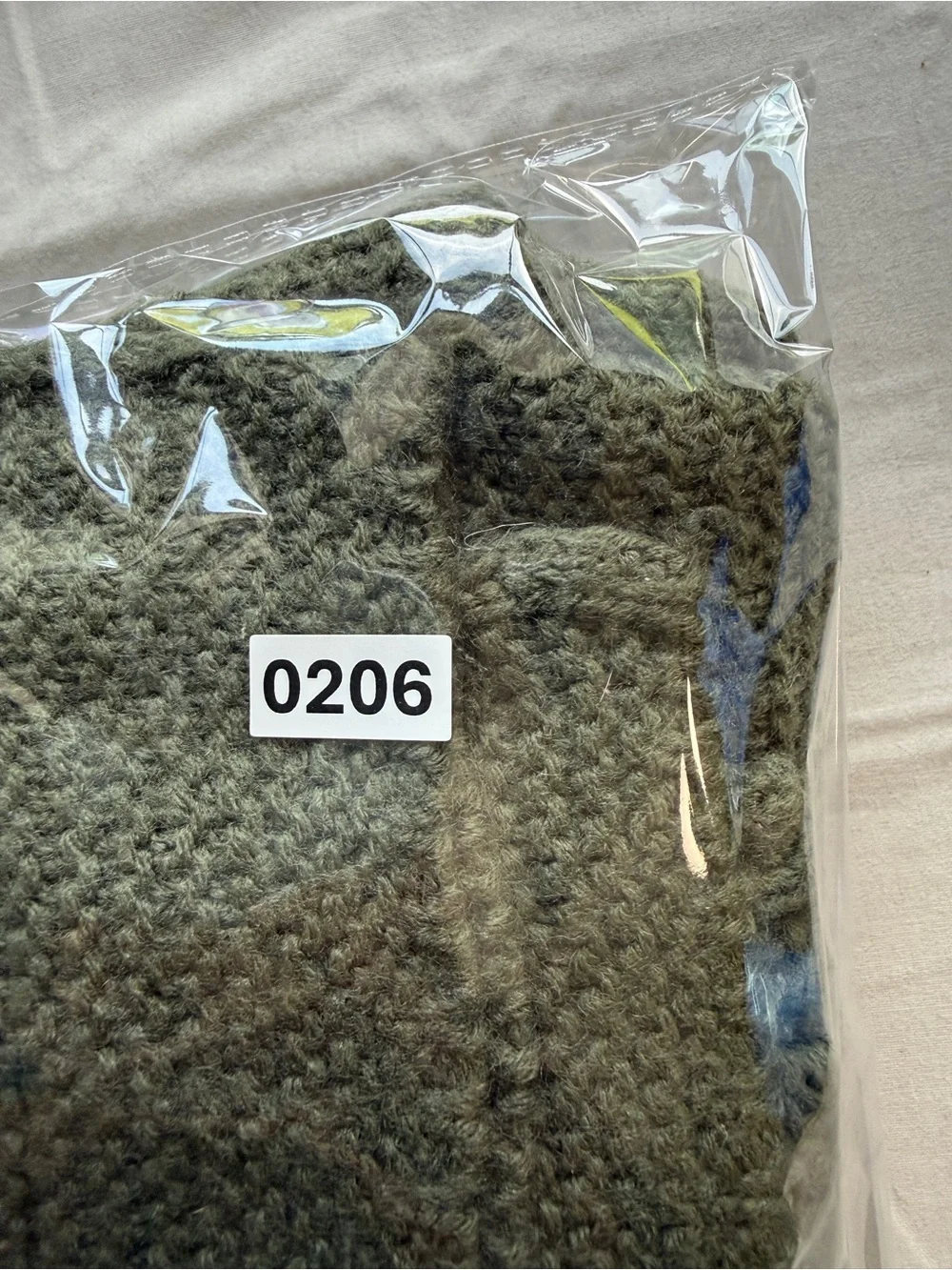 new directions Olive Green V-Neck Sweater with Shoulder Studs